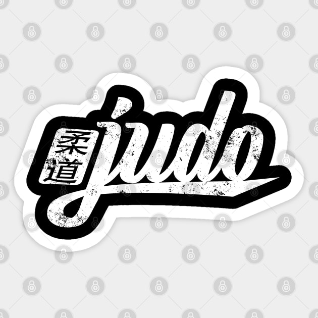 Judo Sticker by Black Tee Inc